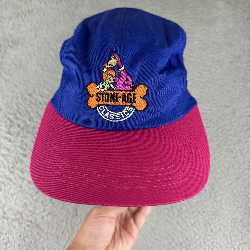 Vintage The Flintstones Hat Baseball Cap Stone Age Classics Nwot 90s
